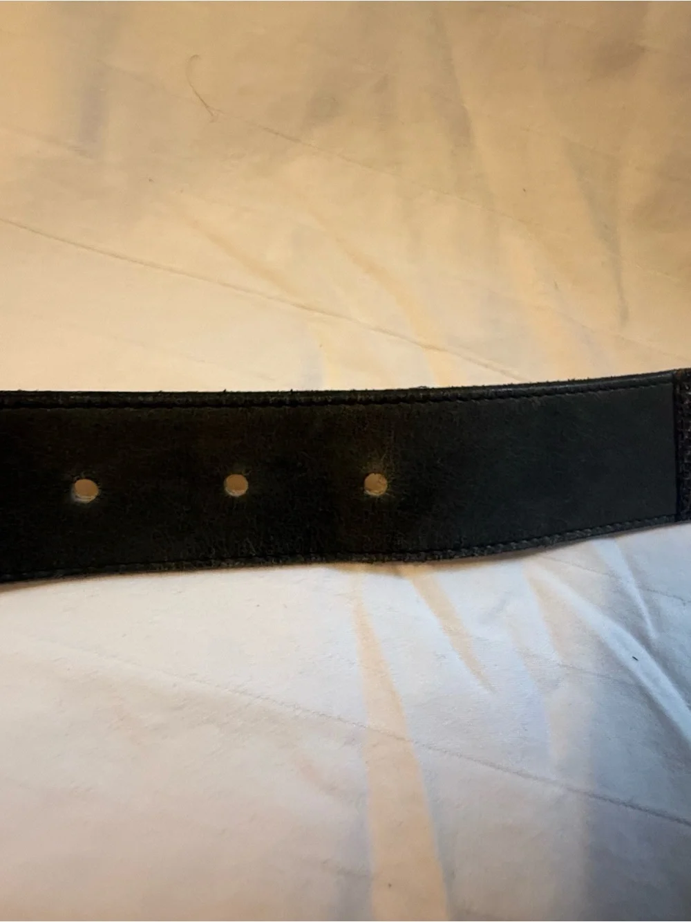 Valentino Garavani Green Leather Belt with Textured Buckle